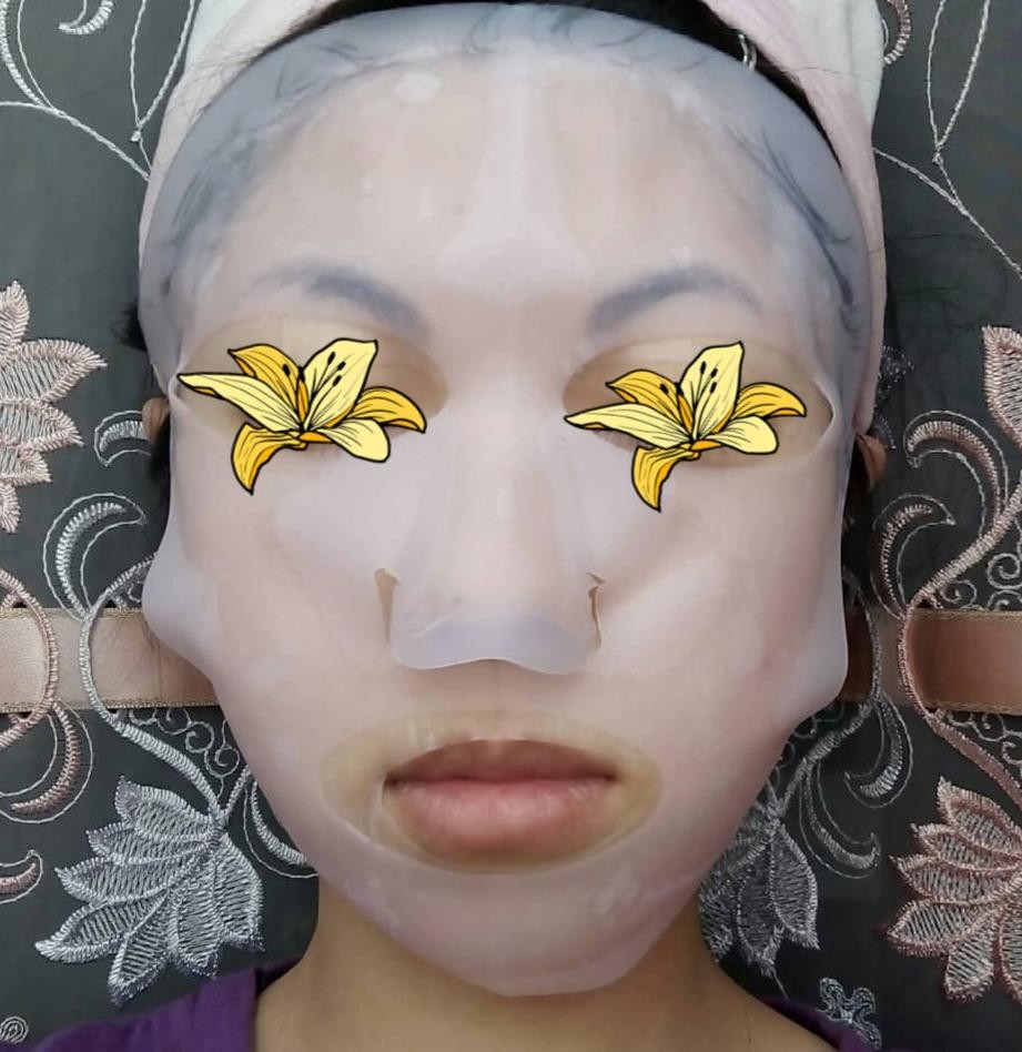 TM The MEDIUS 3d silicone mask cover Объёмная силиконовая маска для лица без пропитки.