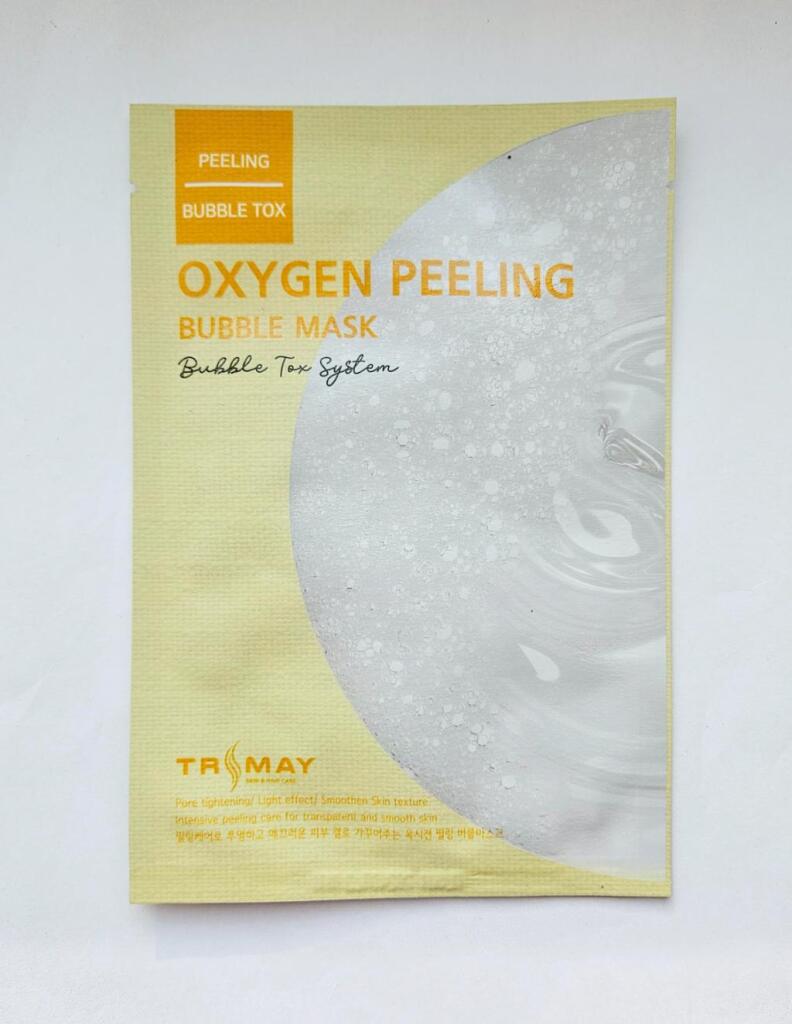 Trimay Oxygen Peeling Bubble Mask Смываемая кислородная тканевая пилинг-маска