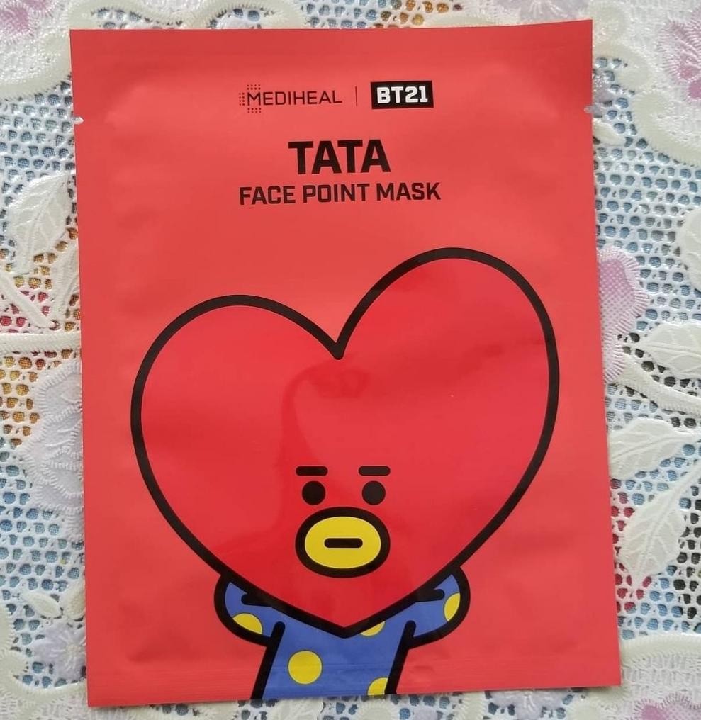 Mediheal BT21 TATA Face Point Mask Увлажняющие точечные маски для лица.