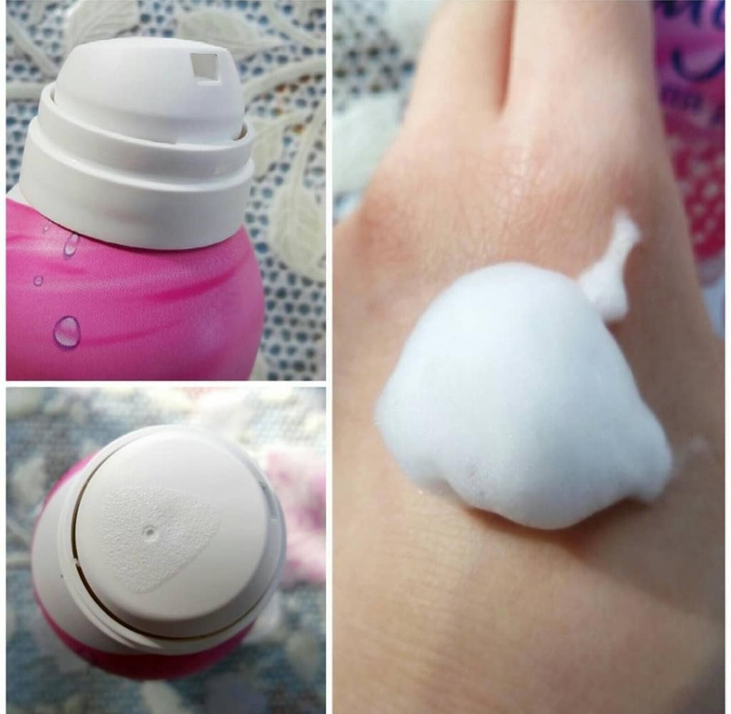 Шёлковый мусс для душа от "Nivea" ягодное мороженое