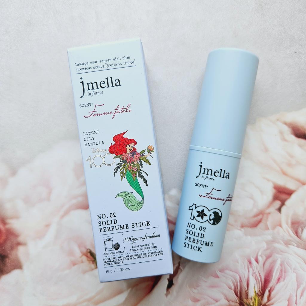 JMELLA in France Solid Perfume Твёрдые духи в стике № 02 Femme Fatale  (Ариэль) и № 05 Sparkling rose (Золушка)