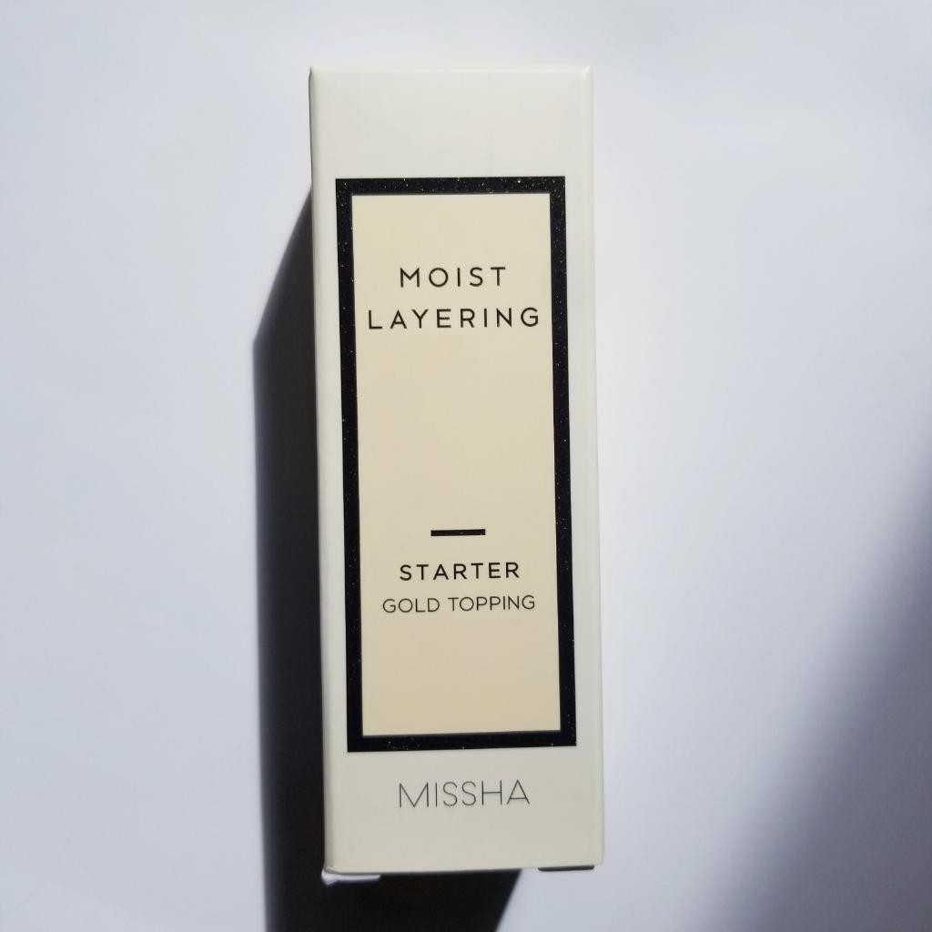 MISSHA Moist Layering Starter (Gold Topping) Увлажняющая основа под макияж с частицами золота