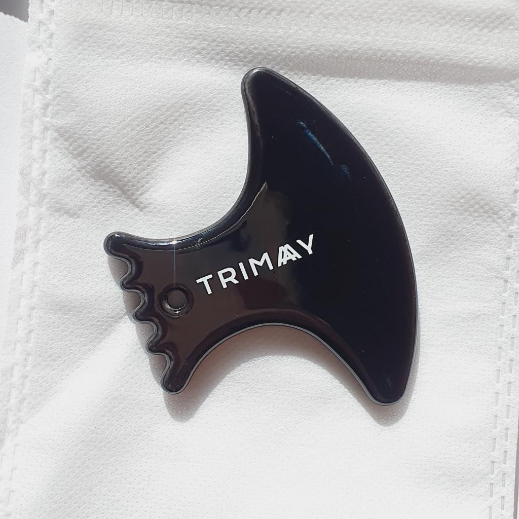 TRIMAY Slim Wave Face GUASHA Натуральный керамический скребок гуаша для лица.