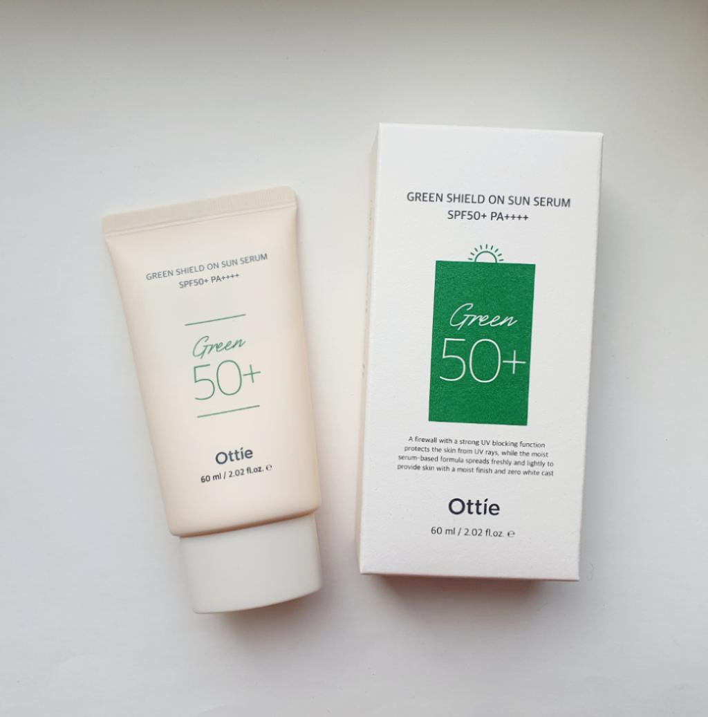 Ottie Green Shield On Sun Serum SPF 50 Солнцезащитный серум для чувствительной кожи