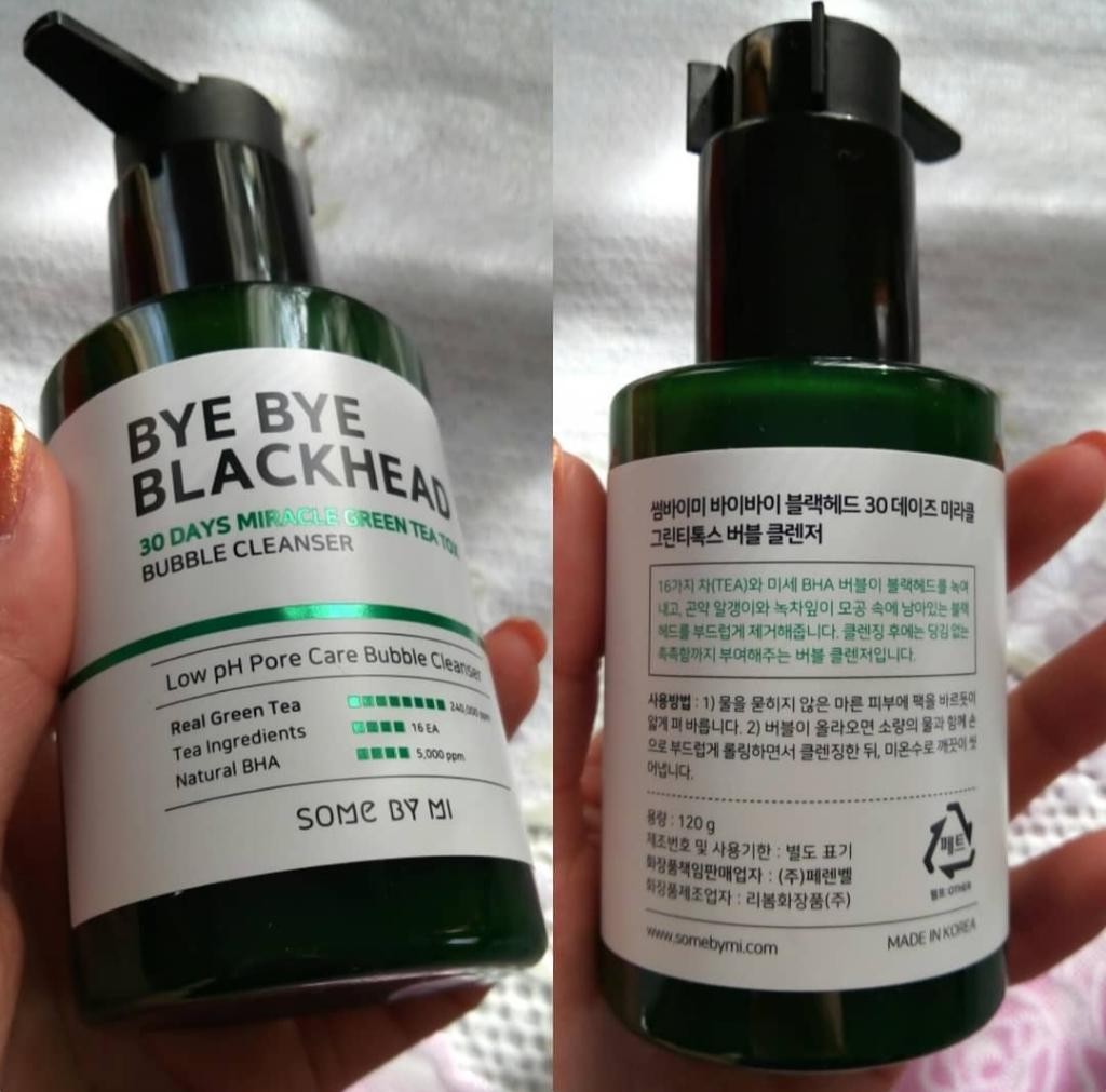 Some By Mi Bye Bye Blackhead Bubble Cleanser Кислородное очищающее средство против чёрных точек
