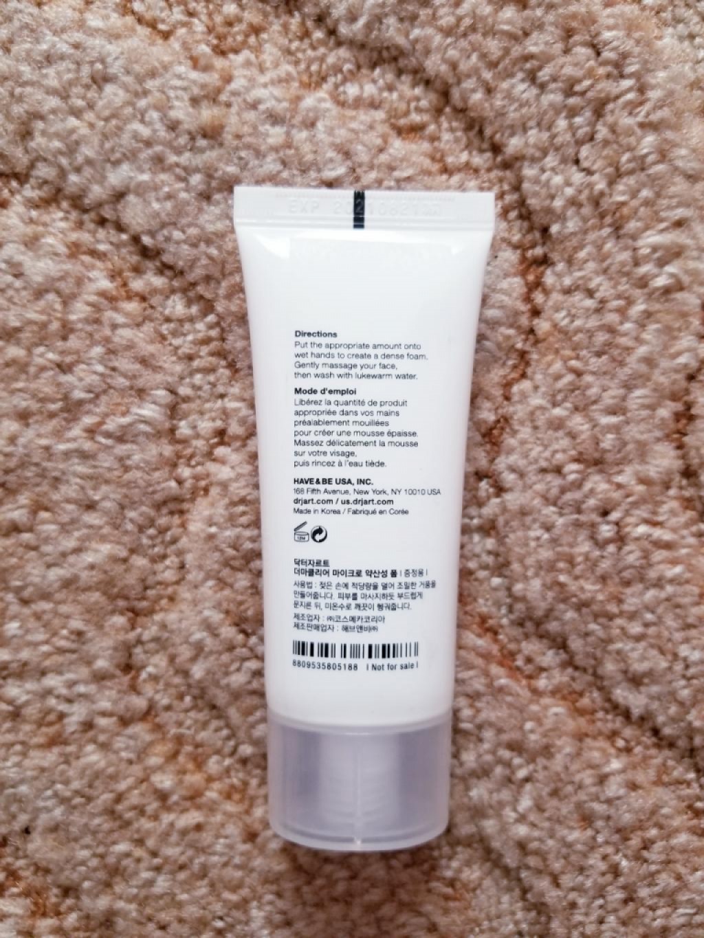 Dr.Jart+ Dermaclear Micro Foam Micro-Mousse Cleansing Foam Мягкая пенка-гель для умывания с био-водой
