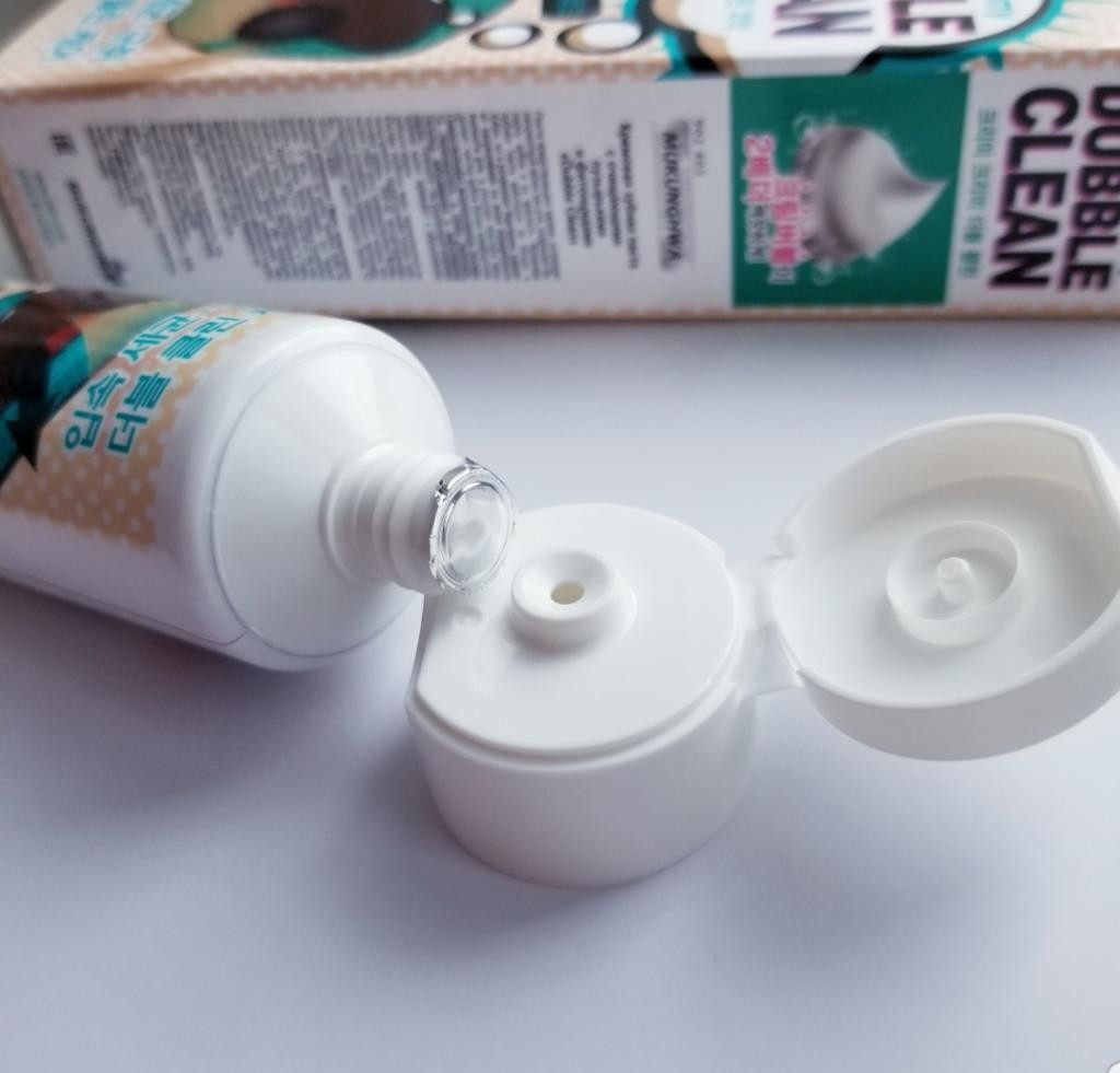 Mukunghwa Creamy Creamy Dubble Clean Кремовая зубная паста с очищающими пузырьками и фитонцидами.