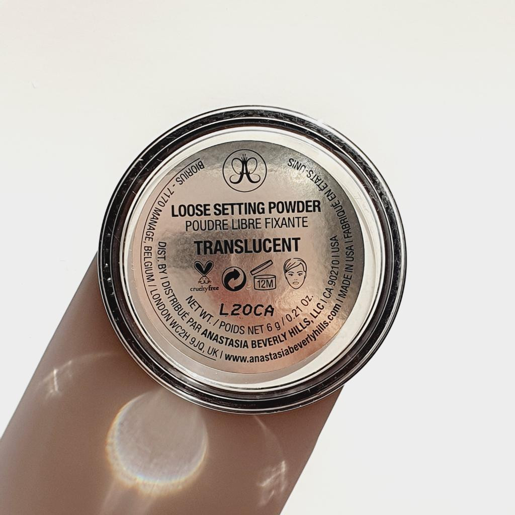 Anastasia Beverly Hills Loose Setting Powder Translucent Мелкодисперсная рассыпчатая и матирующая пудра для лица.