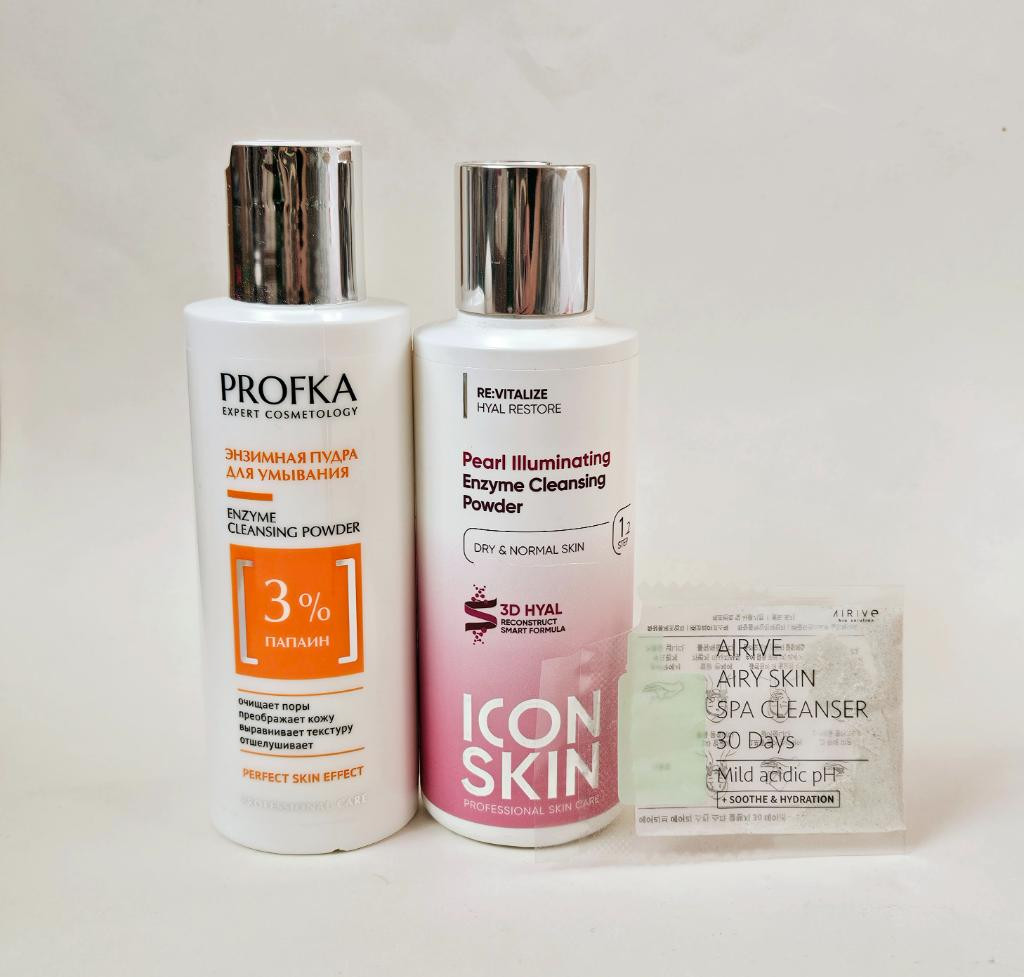Aravia PROFKA expert cosmetology enzyme cleancer powder  Энзимная пудра для умывания