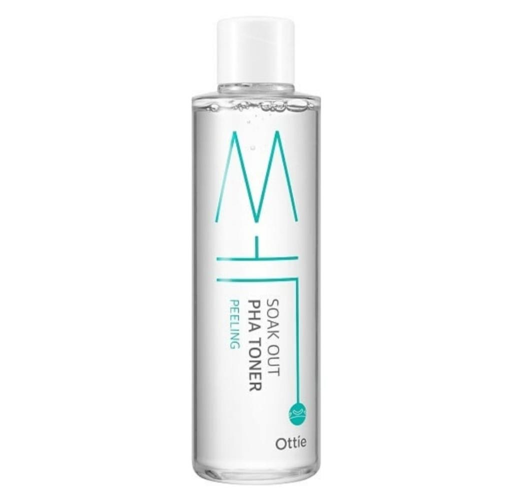 Ottie Soak Out PHA Toner Peeling Пилинг-тонер с PHA-кислотами