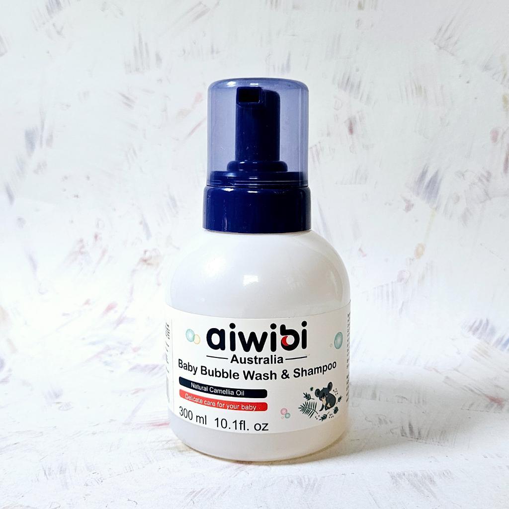 Aiwibi Australia baby bubble wash and shampoo  Детский гель и шампунь 2 в 1 с маслом камелии