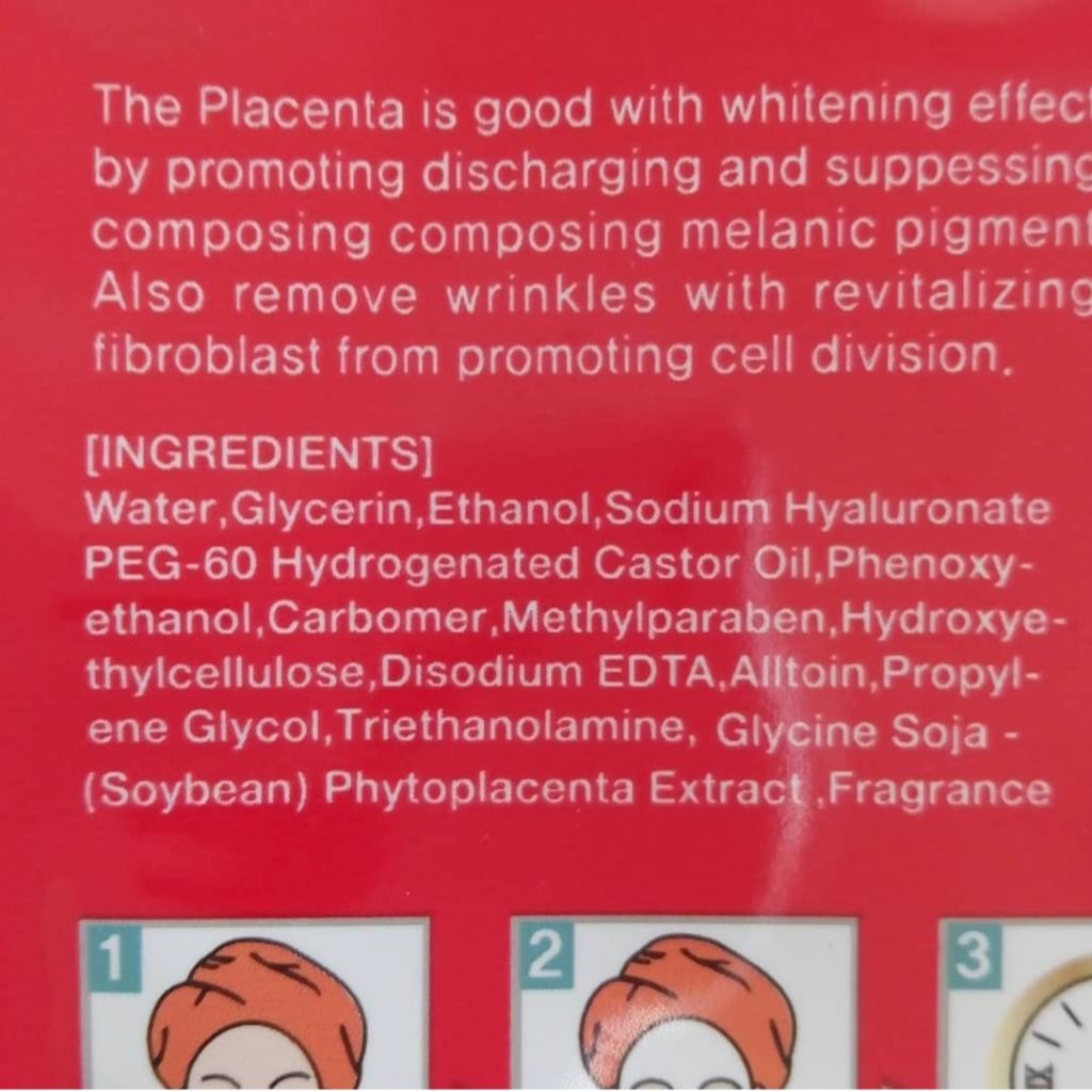 Ekel Placenta Ultra Hydrating Essence Mask Mask Увлажняющая маска с плацентой.