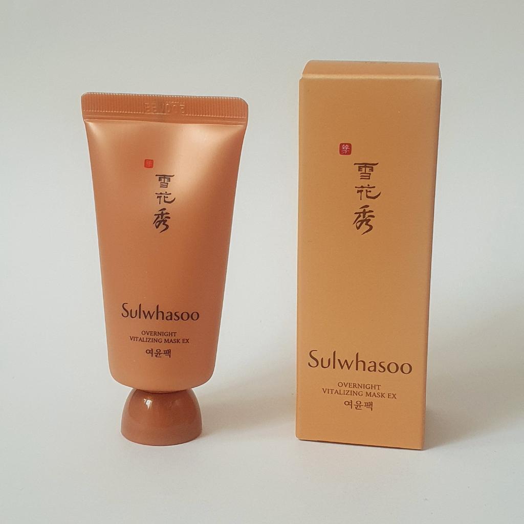 Sulwhasoo Overnight Vitalizing Mask Ночная восстанавливающая маска для сияния кожи.