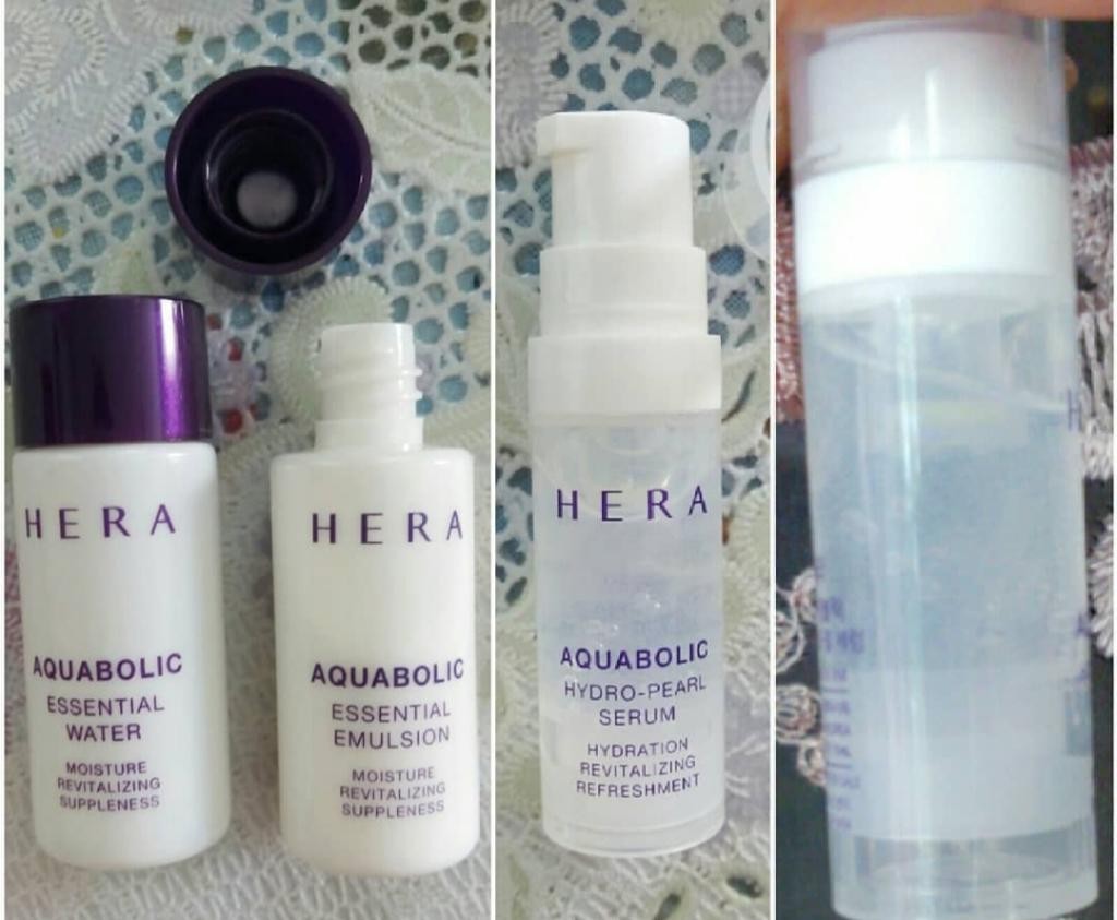 Hera aquabolic simple set Люксовый мининабор для увлажнения и питания