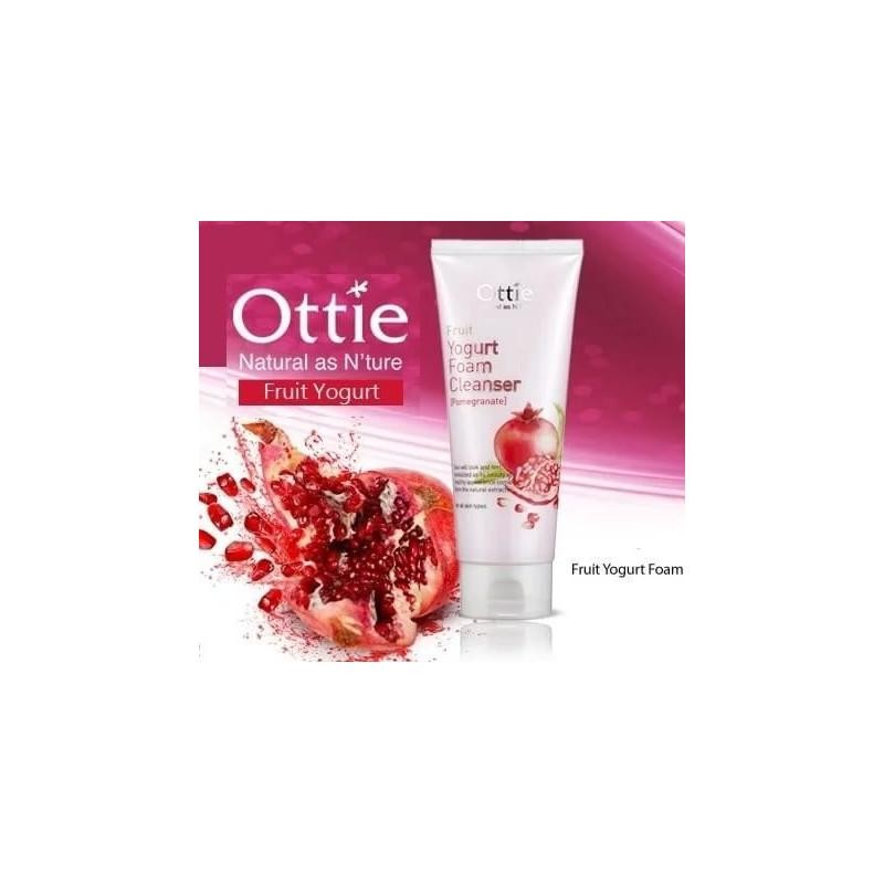 Ottie Fruits Yogurt foam Cleanser Фруктовая йогуртовая пенка для умывания с экстрактом граната