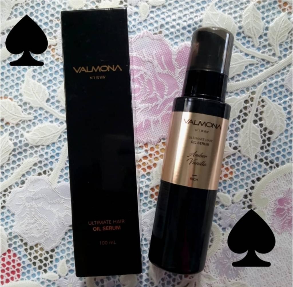 Valmona ultimate hair oil serum Amber Vanilla Масляная сыворотка для восстановления волос.