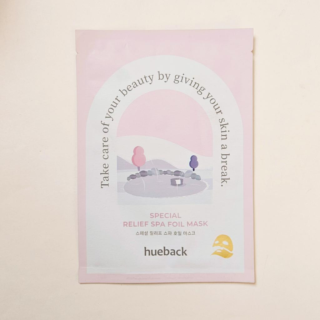 HUEBACK Special Relief Foil Mask Фольгированная маска для лица