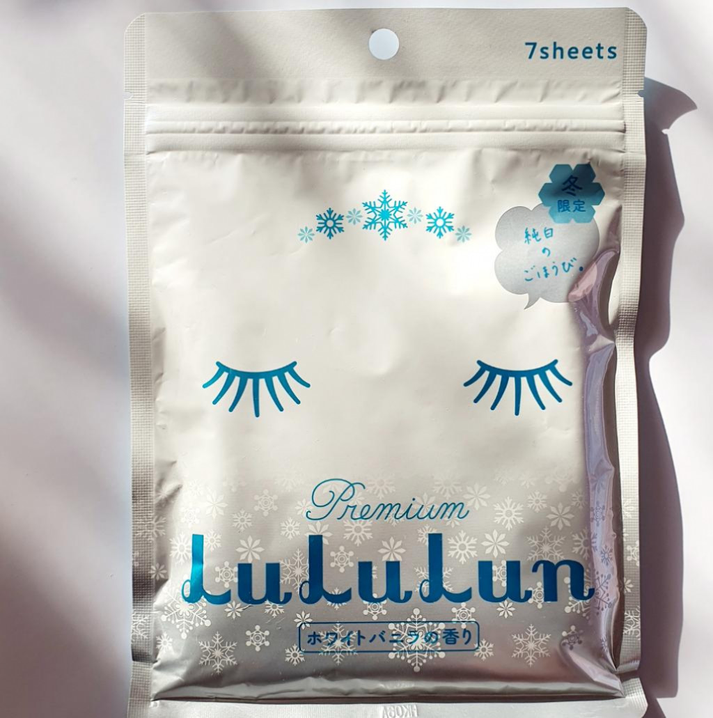 LULULUN Premium Lulu Run Snow White Vanilla Face Masks Limited Edition Лимитированный набор питательных масок.