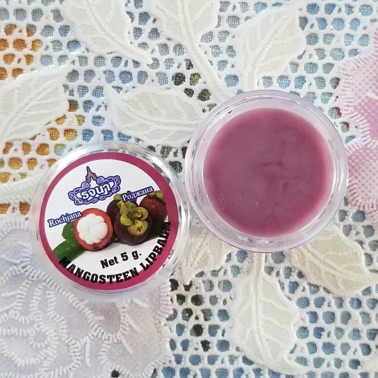 Rochjana Mangosteen lipbalm тайский бальзам для губ. Бальзам для губ с мангостином.