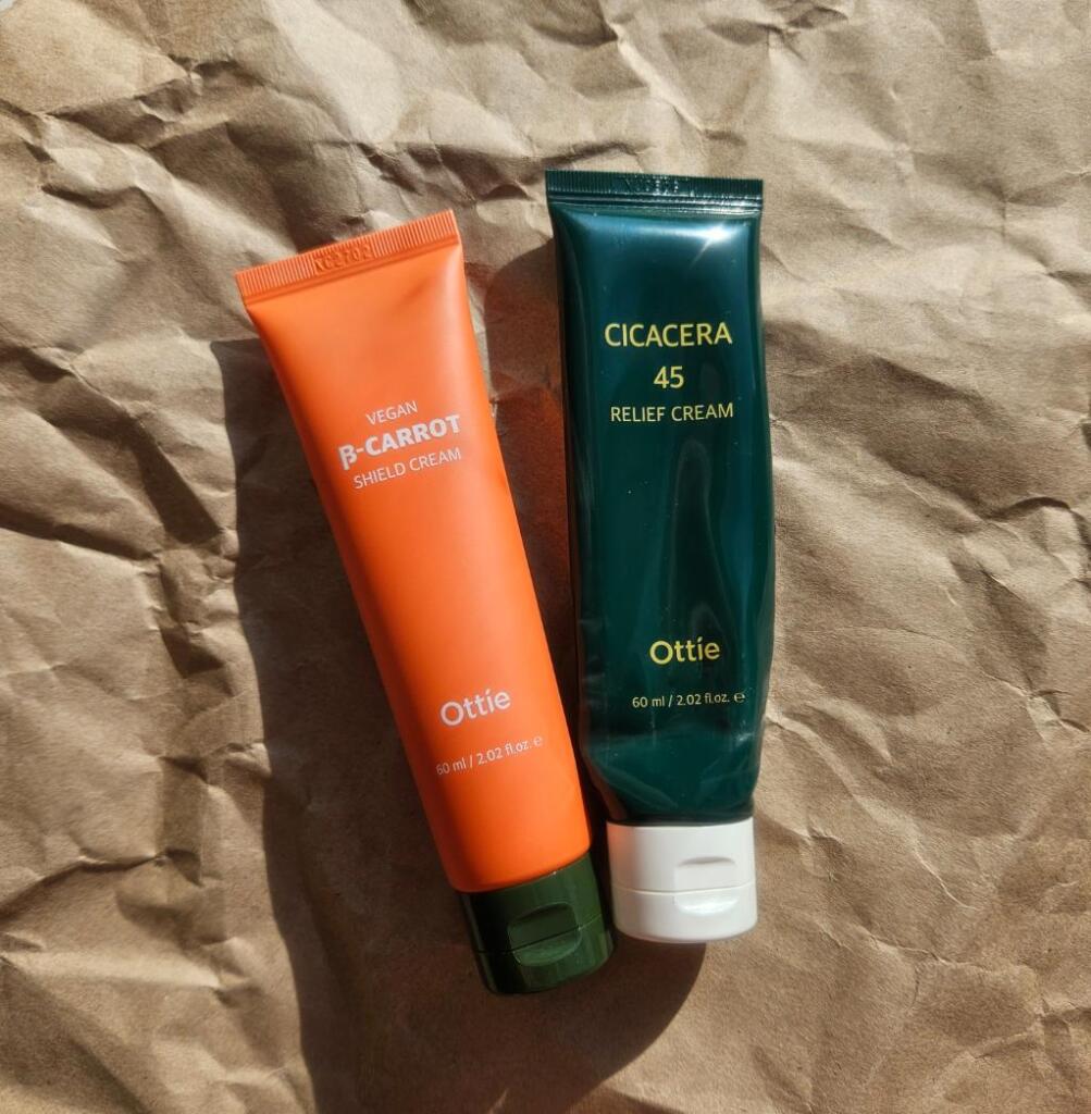 Ottie Vegan Beta-Carrot Shield Cream Веганский укрепляющий крем с гидролатом моркови