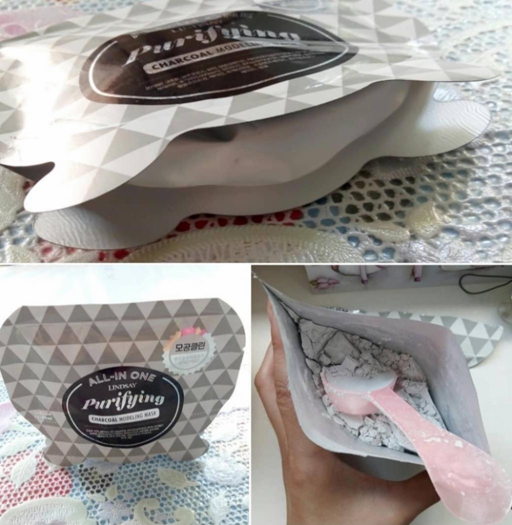 Lindsay All-in-One Charcoal Modeling Mask Очищающая альгинатная маска с древесным углём