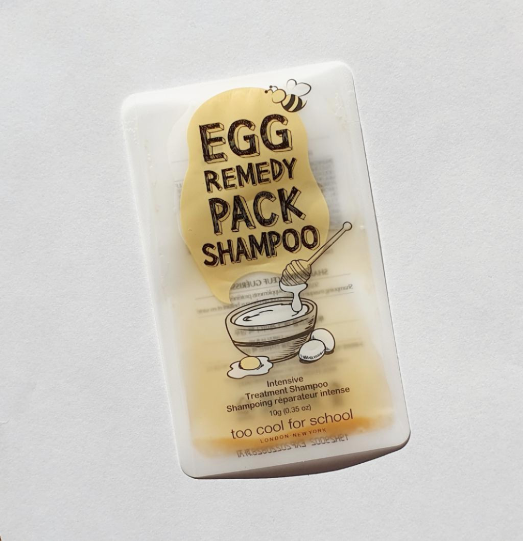 TOO COOL FOR SCHOOL Egg Remedy Pack Shampoo Интенсивно восстанавливающий шампунь-маска.