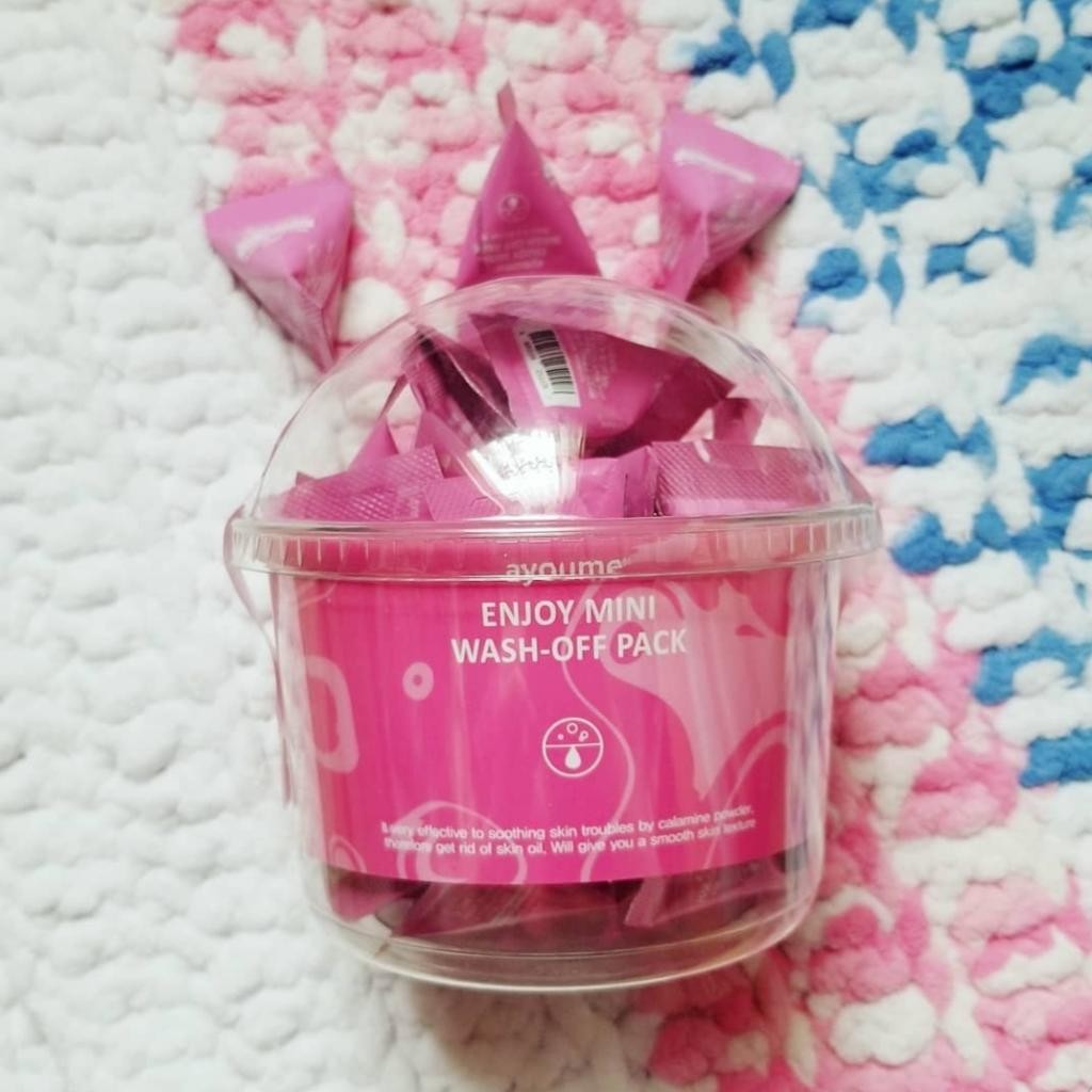 AYOUME enjoy mini wash-off pack Матирующая и очищающая маска для лица.