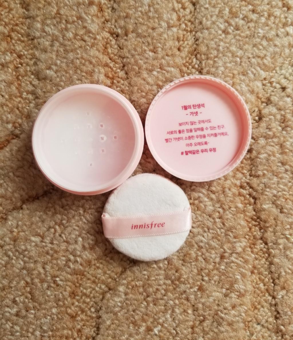 Innisfree no - sebum mineral powder Lucky Stone Edition Рассыпчатая минеральная прозрачная пудра для лица
