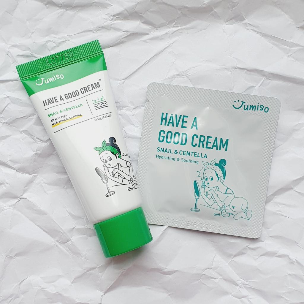Jumiso Have A Good Cream Snail & Centella Увлажняющий крем для лица с экстрактом муцина улитки и центеллы