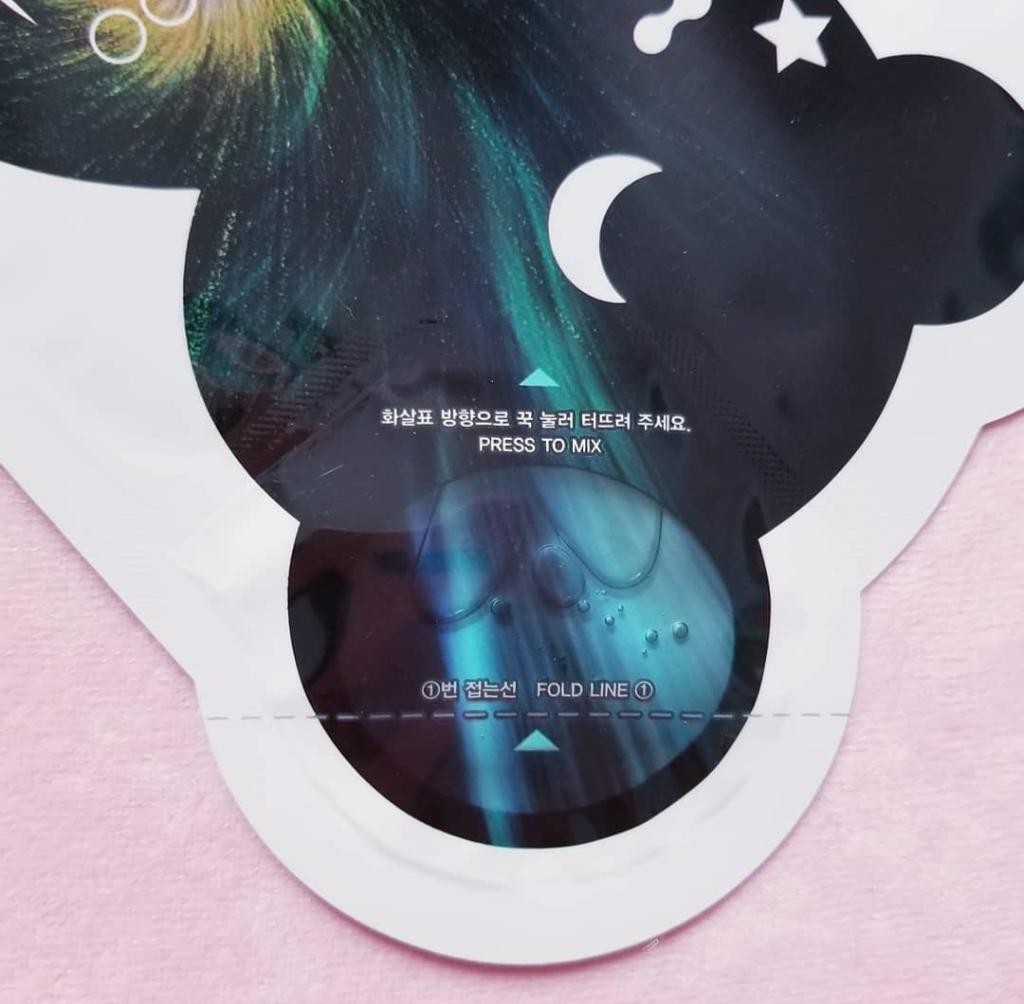 THE Oozoo Bear Black Space Pore Caring Mask Ультратонкая ампульная маска