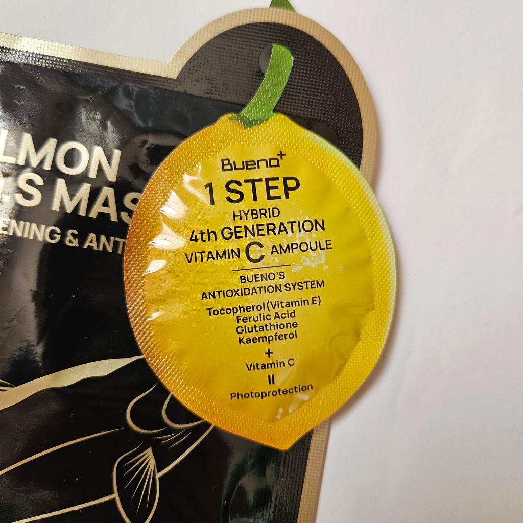 Bueno Salmon S.O.S Mask 2 Тканевая лифтинг-маска с икрой лосося