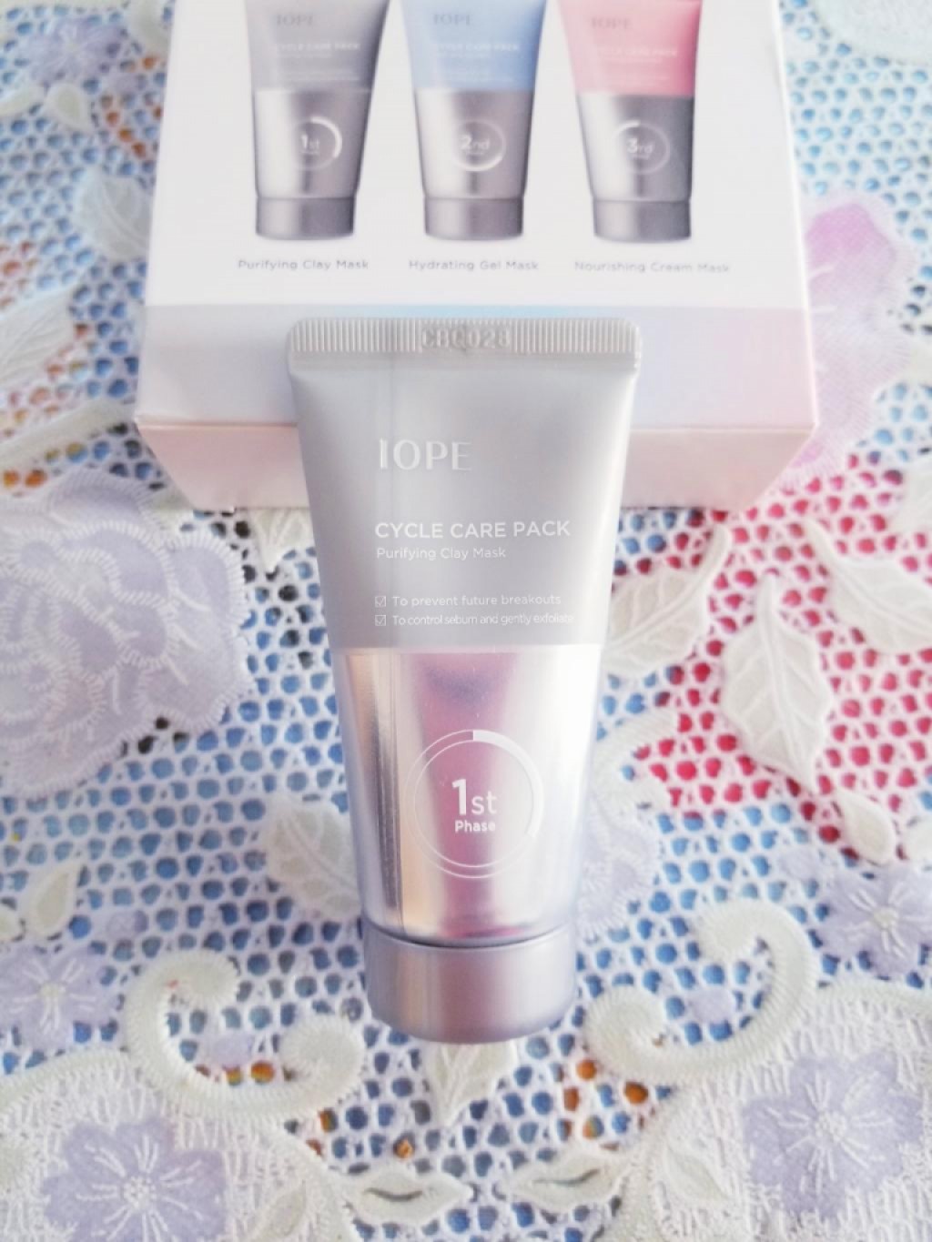 Iope Purifying clay mask Смываемая очищающая глиняная маска
