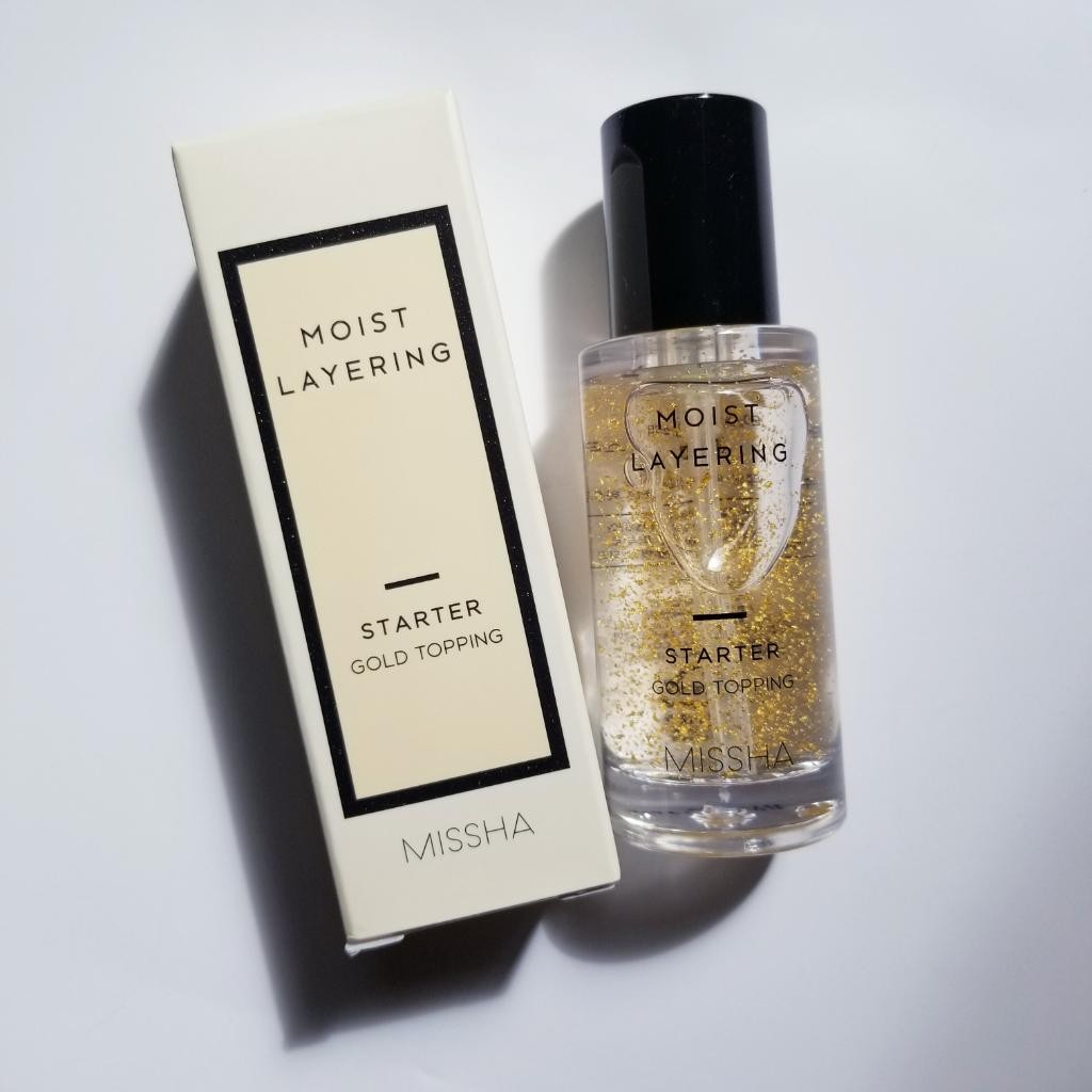 MISSHA Moist Layering Starter (Gold Topping) Увлажняющая основа под макияж с частицами золота