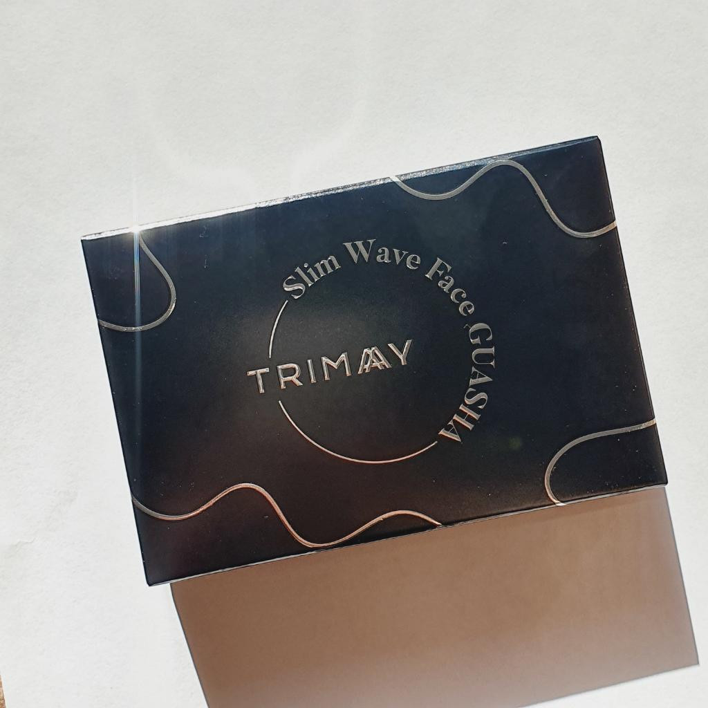 TRIMAY Slim Wave Face GUASHA Натуральный керамический скребок гуаша для лица.
