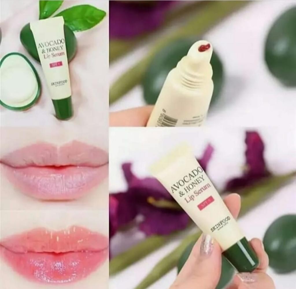 SKINFOOD Avocado & Honey spf 8 солнцезащитная сыворотка для губ.