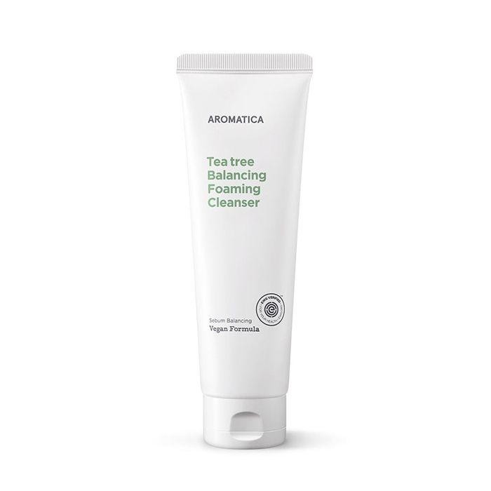 AROMATICA Tea Tree Balancing Foaming Cleanser Балансирующая пенка для умывания с экстрактом чайного дерева