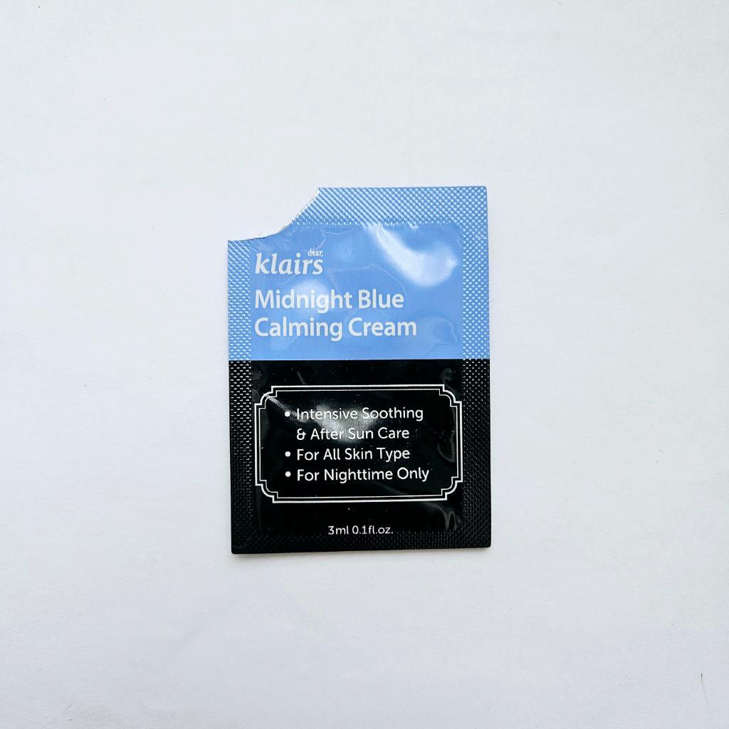 Dear, Klairs Midnight Blue Calming Cream Успокаивающий ночной крем