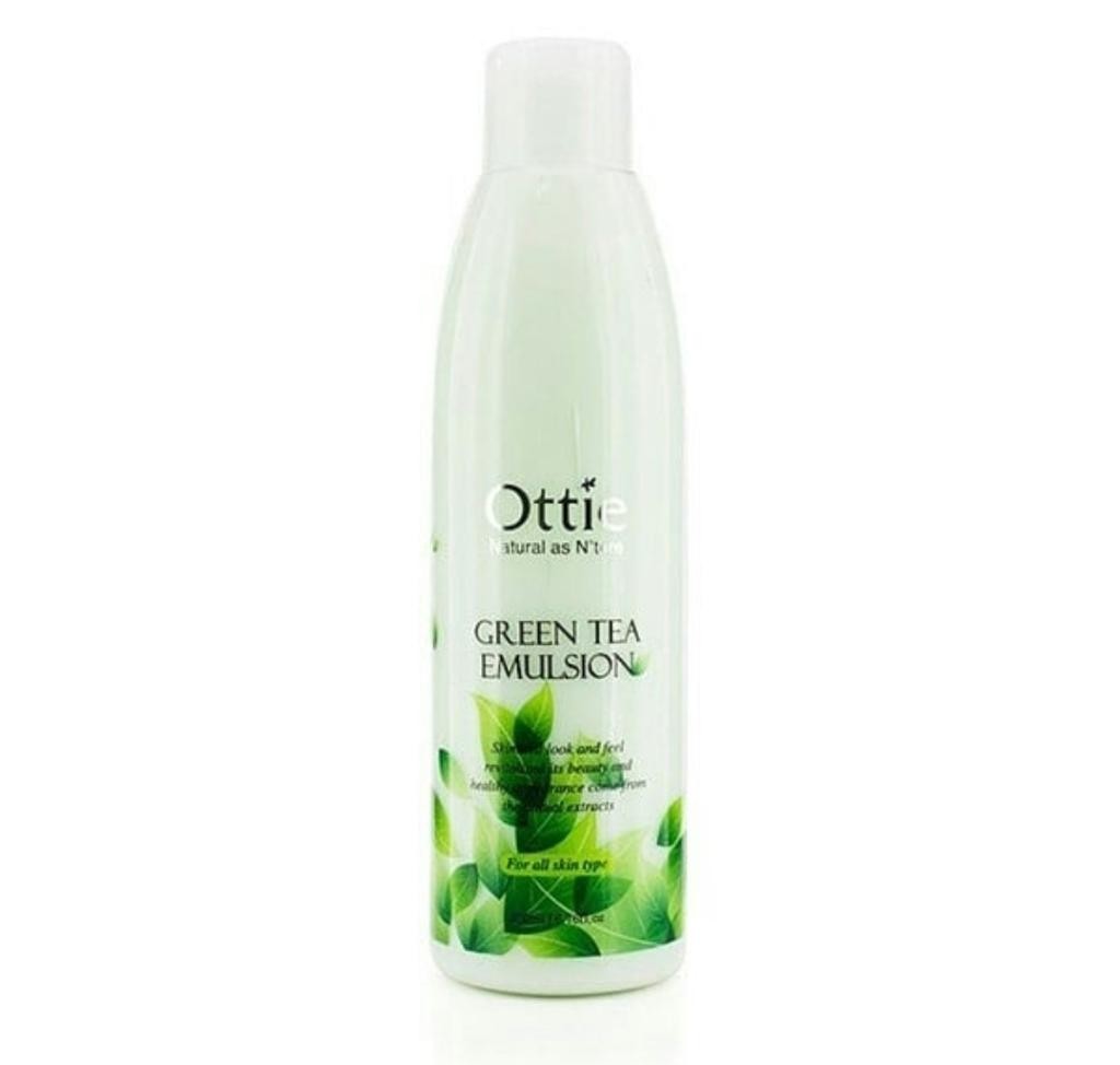 Ottie green tea emulsion Эмульсия с экстрактом зелёного чая.