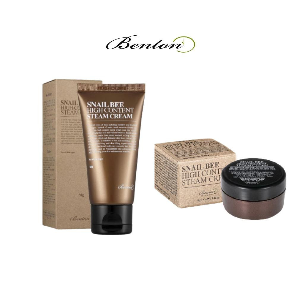 Benton Snail Bee High Content Steam Cream Крем с муцином улитки и пчелиным ядом