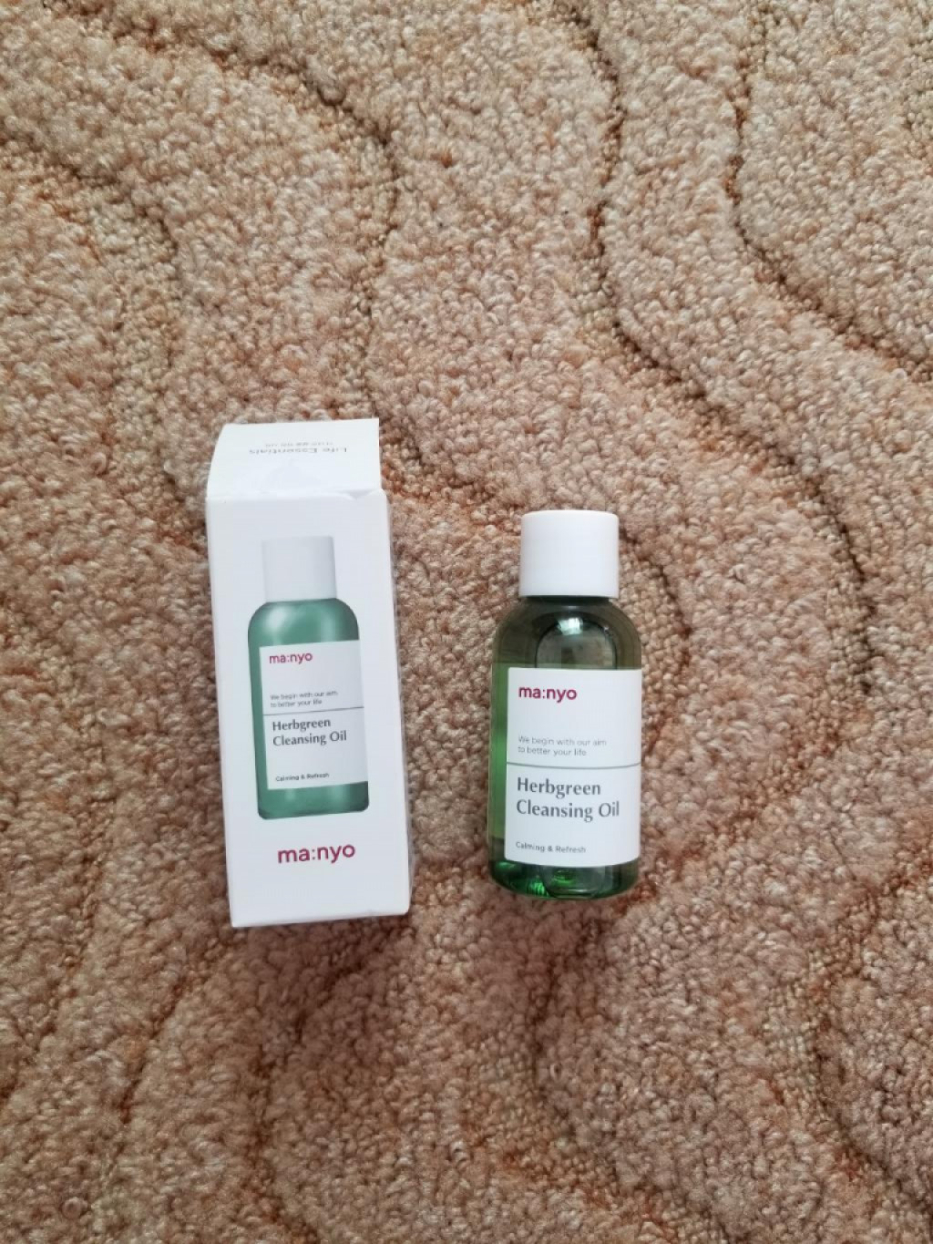 Manyo Factory Herb Green Cleansing Oil Гидрофильные масло на основе комплекса трав для проблемной кожи