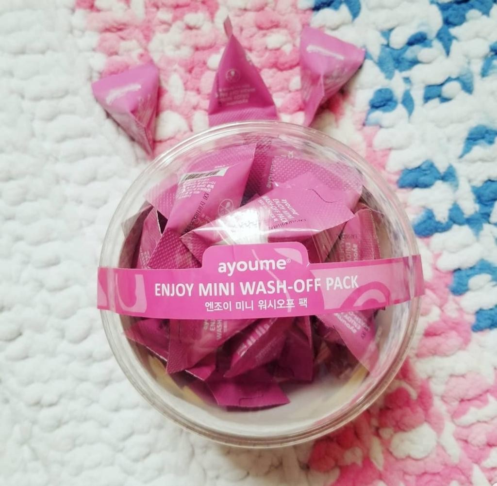 AYOUME enjoy mini wash-off pack Матирующая и очищающая маска для лица.