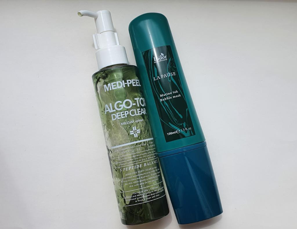 Lador La-Pause Marine Tok Bubble Mask Микропузырьковая маска для интенсивного очищения и увлажнения кожи лица