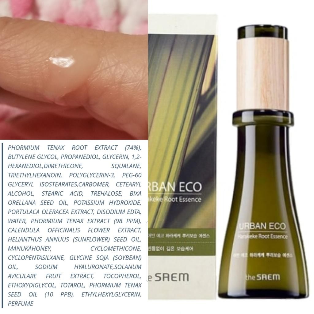 The Saem Urban Eco Harakeke Root Essence Увлажняющая эссенция с экстрактом новозеландского льна